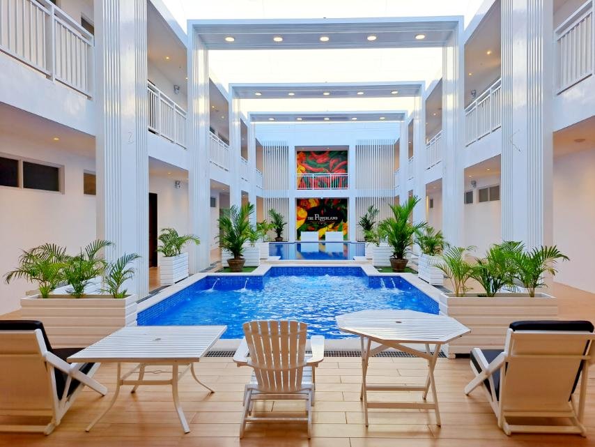 Pool side view